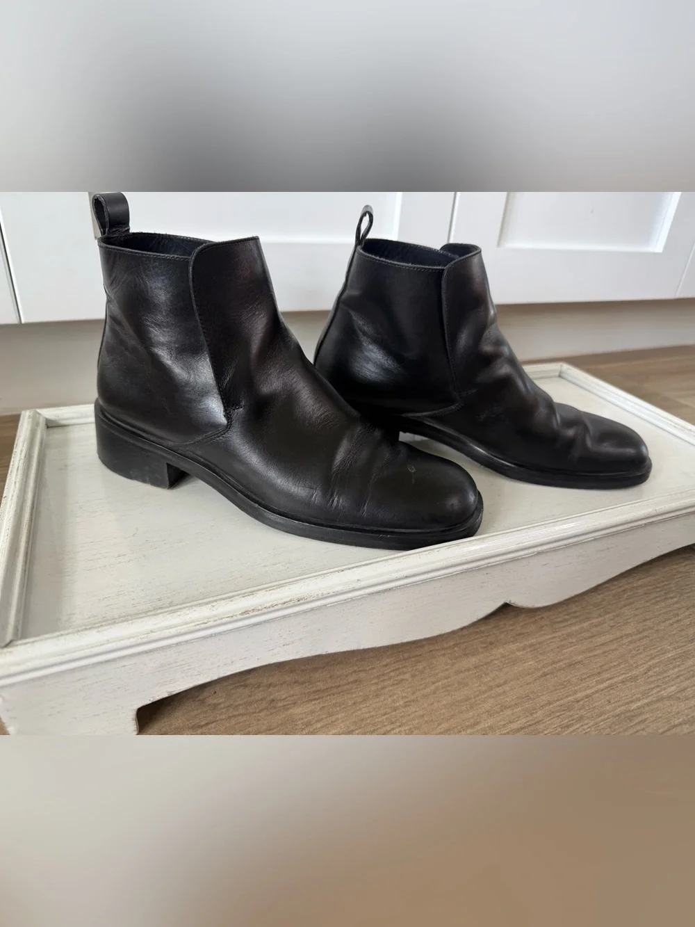 Gucci Black Leather Chukka Boots